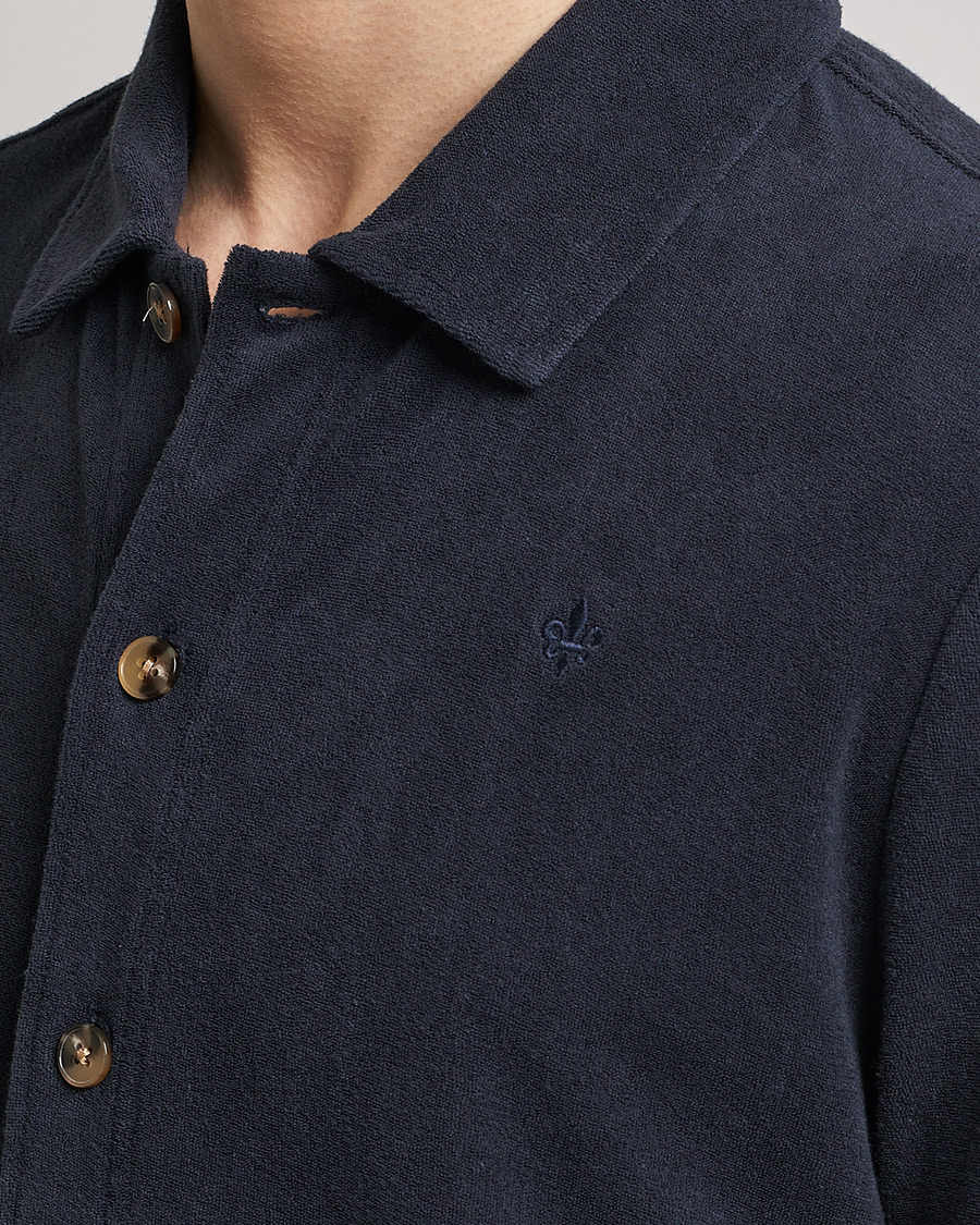 Homme | Chemises | Morris | Hunter Terry Short Sleeve Shirt Old Blue