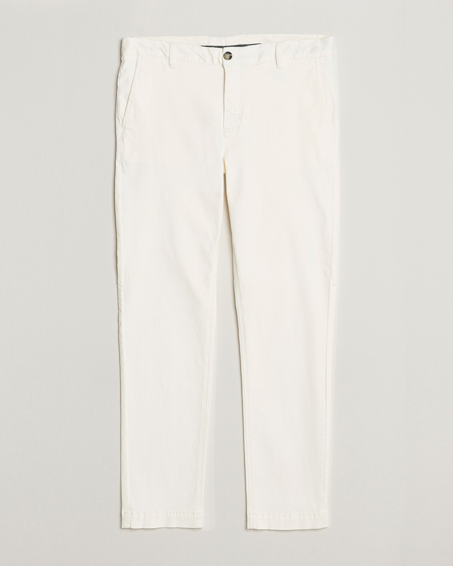 Homme | Pantalons | Morris | Jeffrey Brushed Stretch Chino White