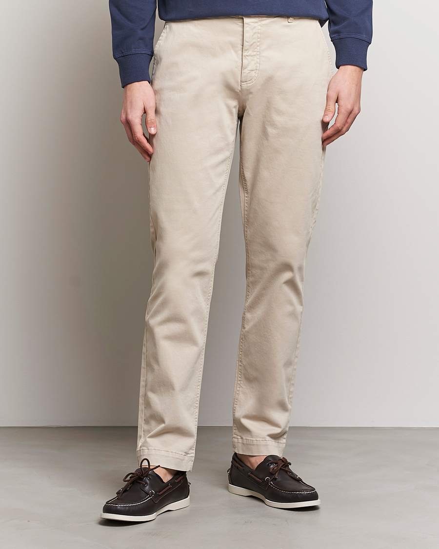 Homme | Pantalons | Morris | Jeffrey Brushed Chinos Khaki