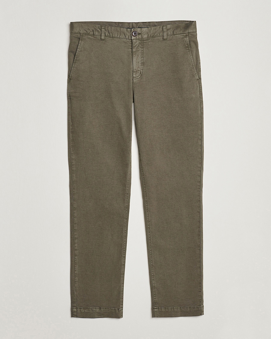 Homme | Pantalons | Morris | Jeffrey Brushed Chinos Olive