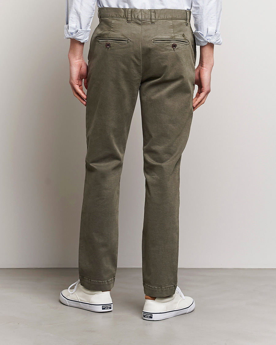Homme | Pantalons | Morris | Jeffrey Brushed Chinos Olive