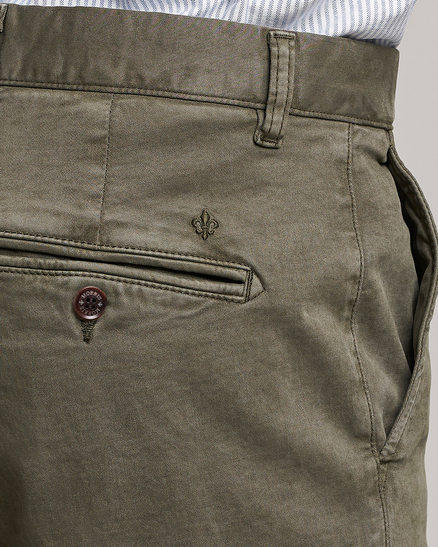 Homme | Pantalons | Morris | Jeffrey Brushed Chinos Olive