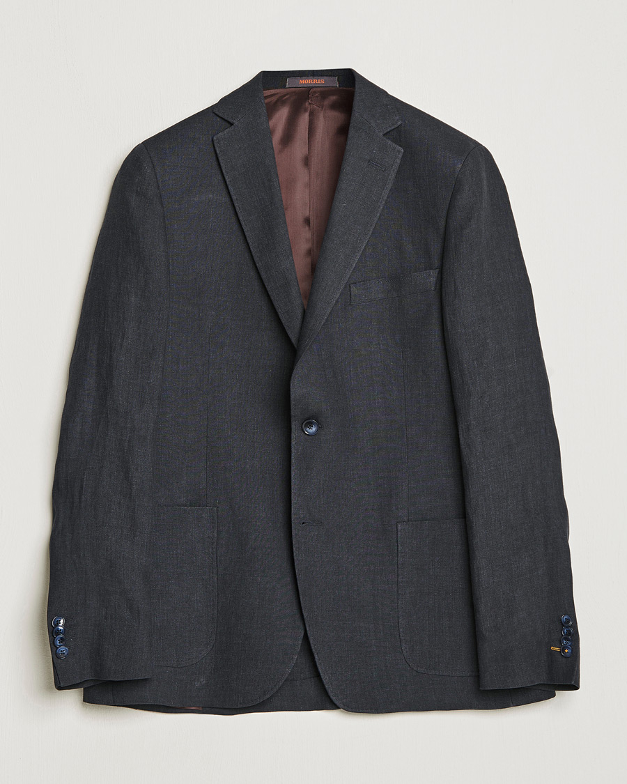 Homme | Blazers | Morris | Archie Linen Suit Blazer Navy