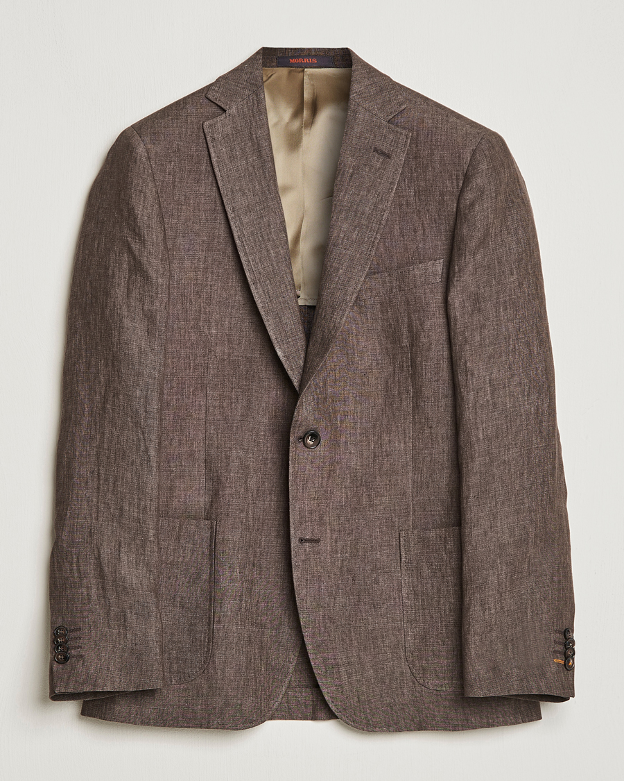 Homme | Blazers | Morris | Archie Linen Suit Blazer Brown