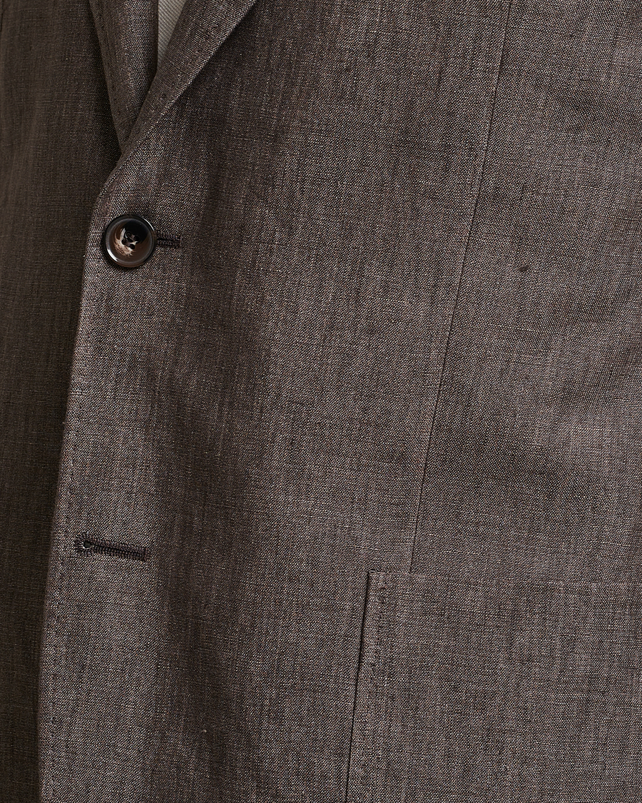 Homme | Blazers | Morris | Archie Linen Suit Blazer Brown