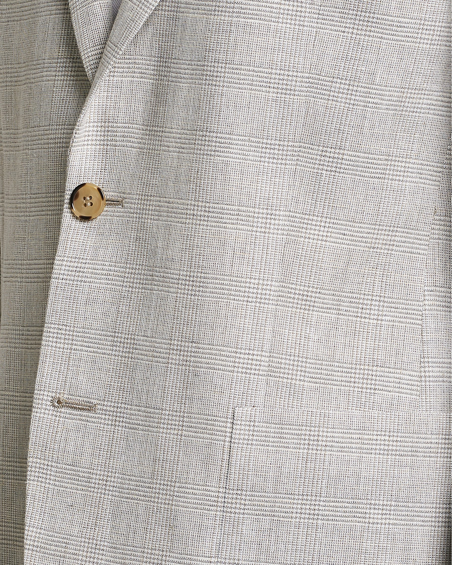 Homme | Blazers | Morris | Archie Glencheck Cotton Blazer Khaki