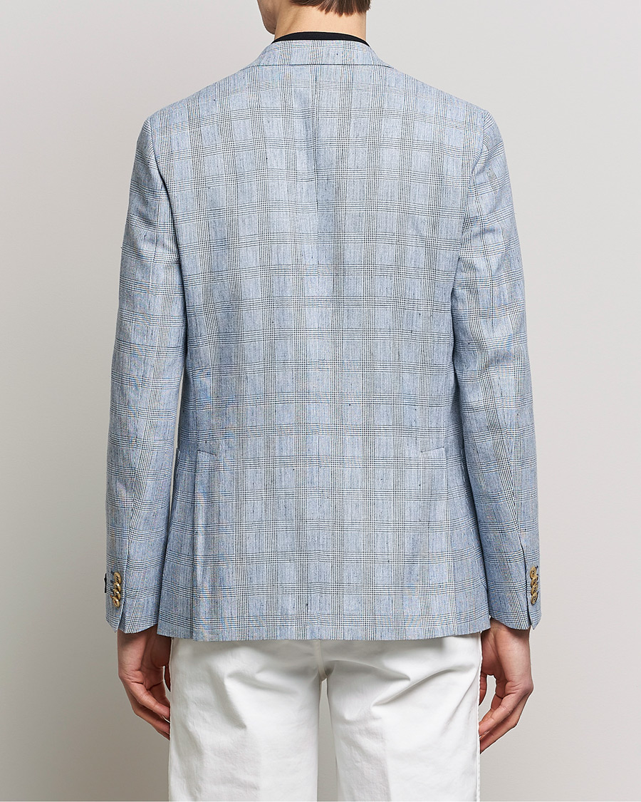 Homme | Blazers | Morris | Archie Glencheck Cotton Blazer Blue