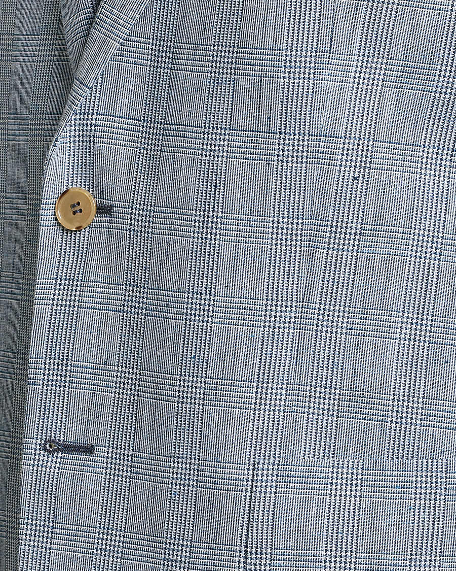 Homme | Blazers | Morris | Archie Glencheck Cotton Blazer Blue