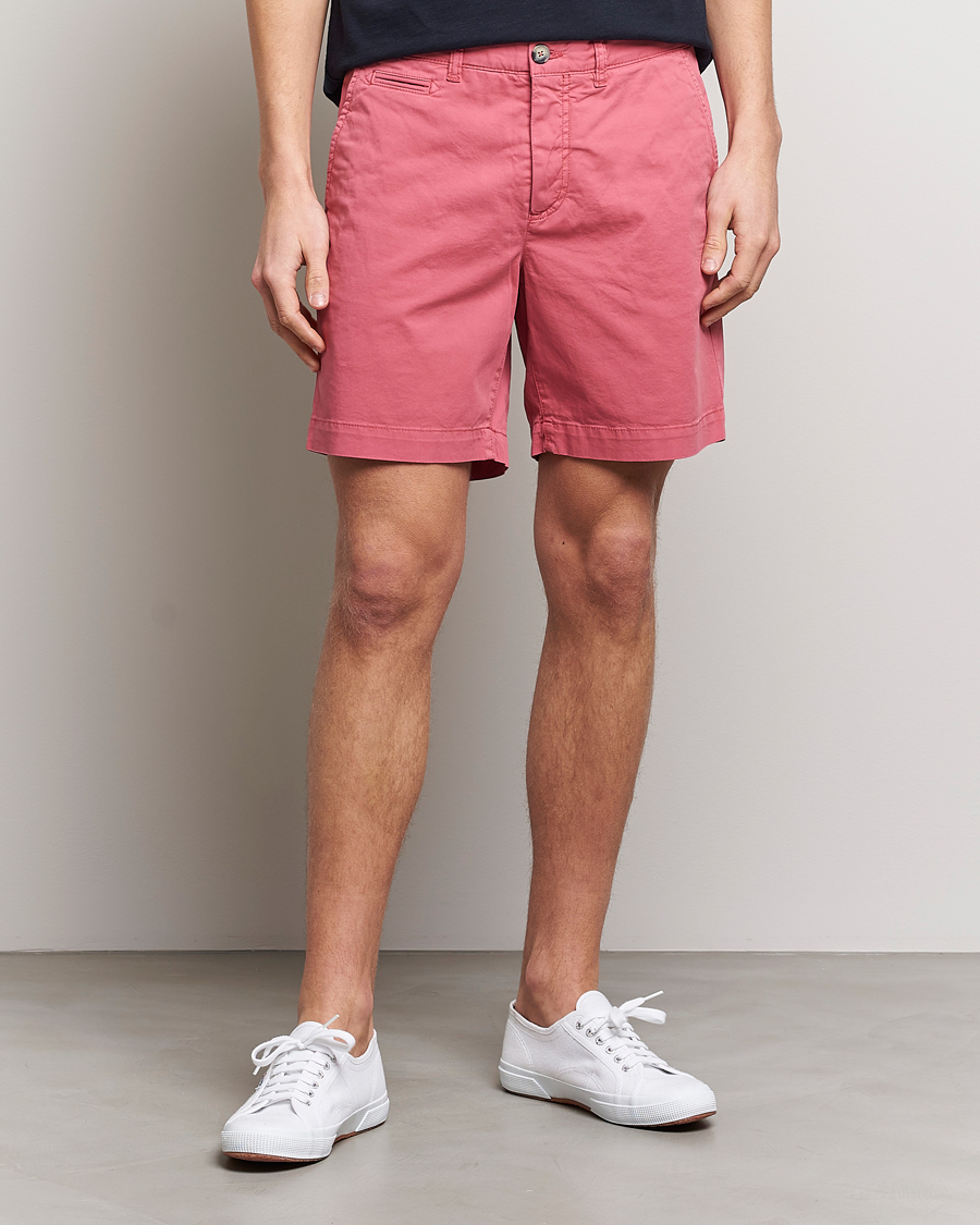 Homme | Shorts | Morris | Light Twill Chino Shorts Red