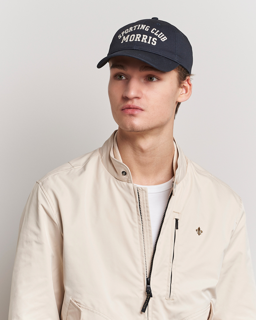 Homme | Morris Welton Cotton Cap Navy | Morris | Welton Cotton Cap Navy