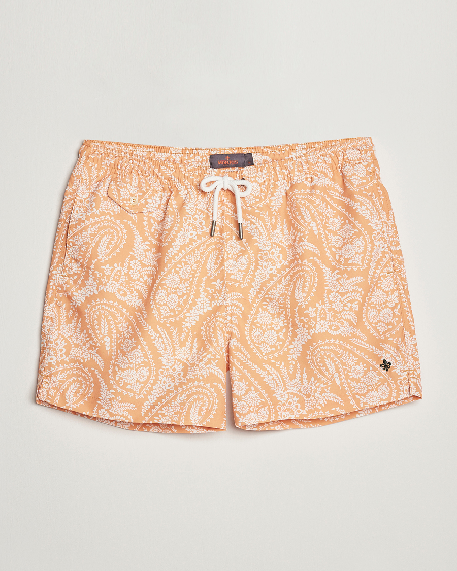 Homme | Maillots De Bain | Morris | Paisley Bathing Trunks Orange