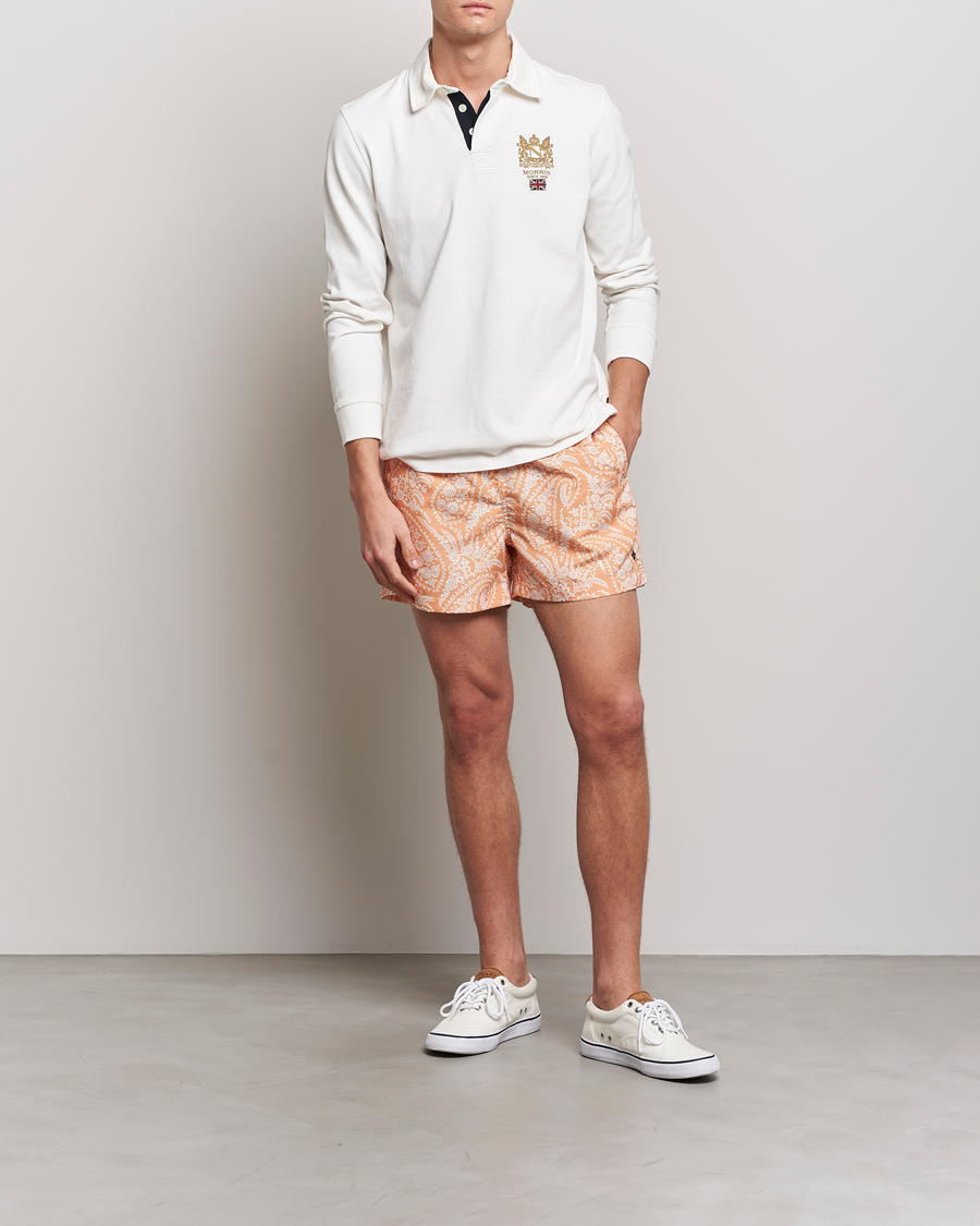 Homme | Maillots De Bain | Morris | Paisley Bathing Trunks Orange