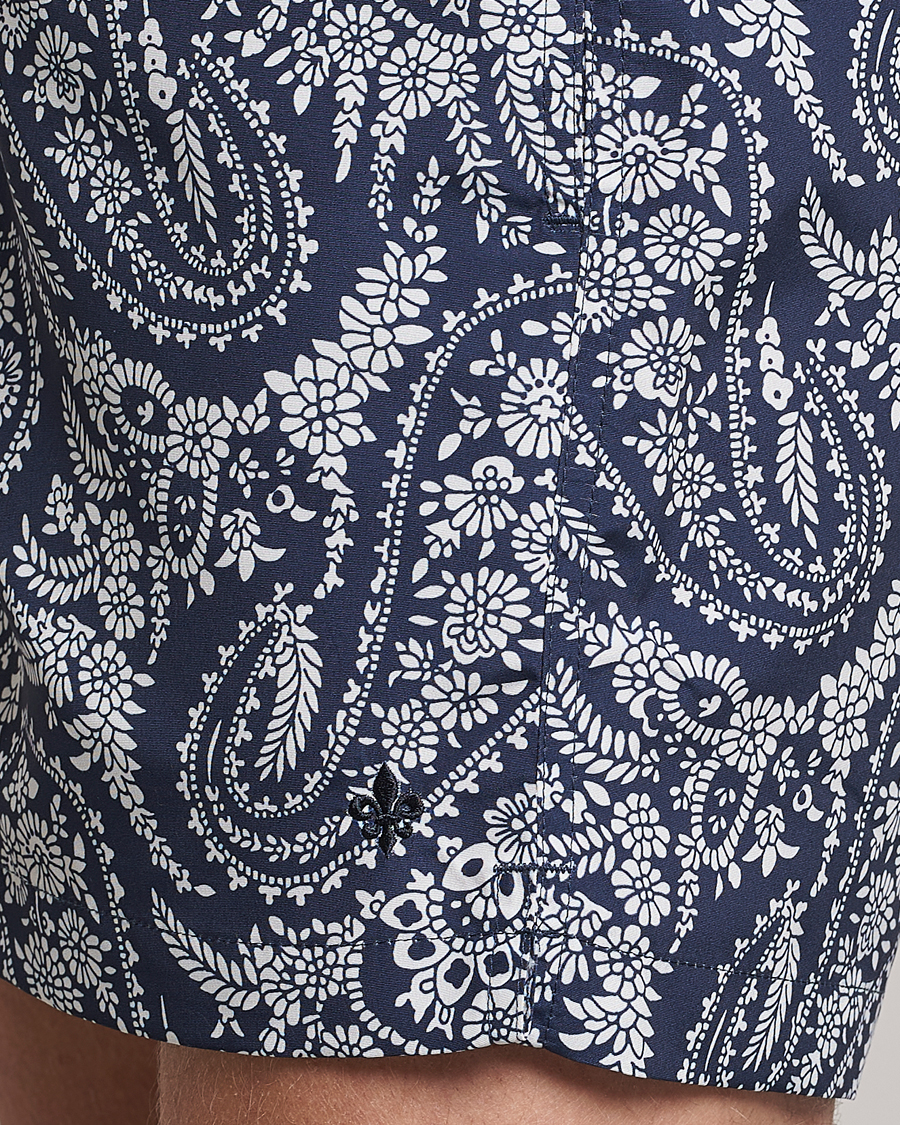 Homme | Maillots De Bain | Morris | Paisley Bathing Trunks Navy