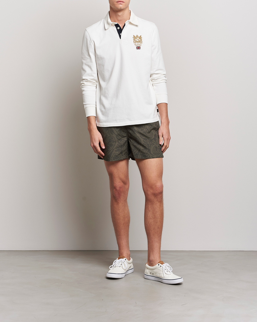 Homme | Maillots De Bain | Morris | Paisley Bathing Trunks Olive