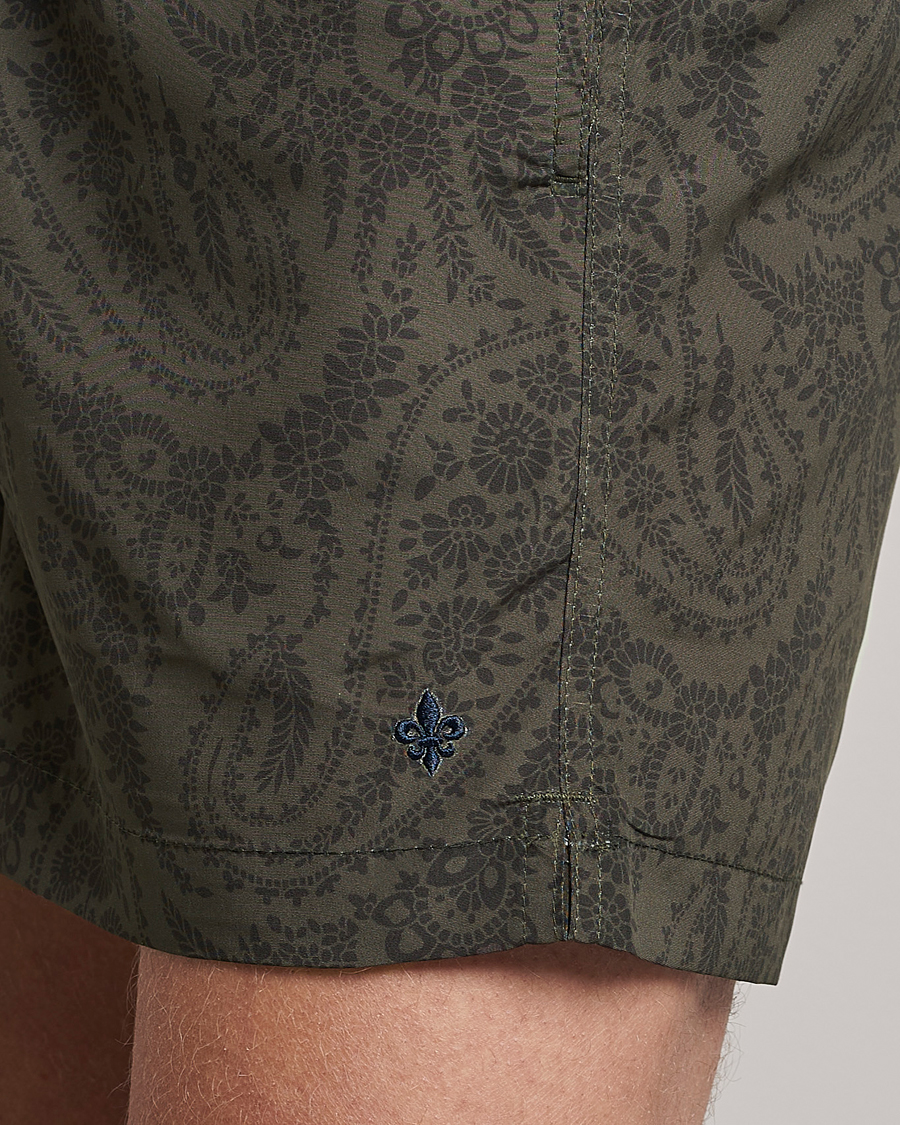 Homme | Maillots De Bain | Morris | Paisley Bathing Trunks Olive