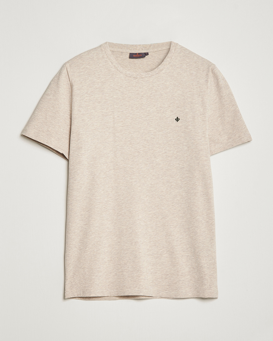 Homme | T-shirts | Morris | James Cotton T-Shirt Beige