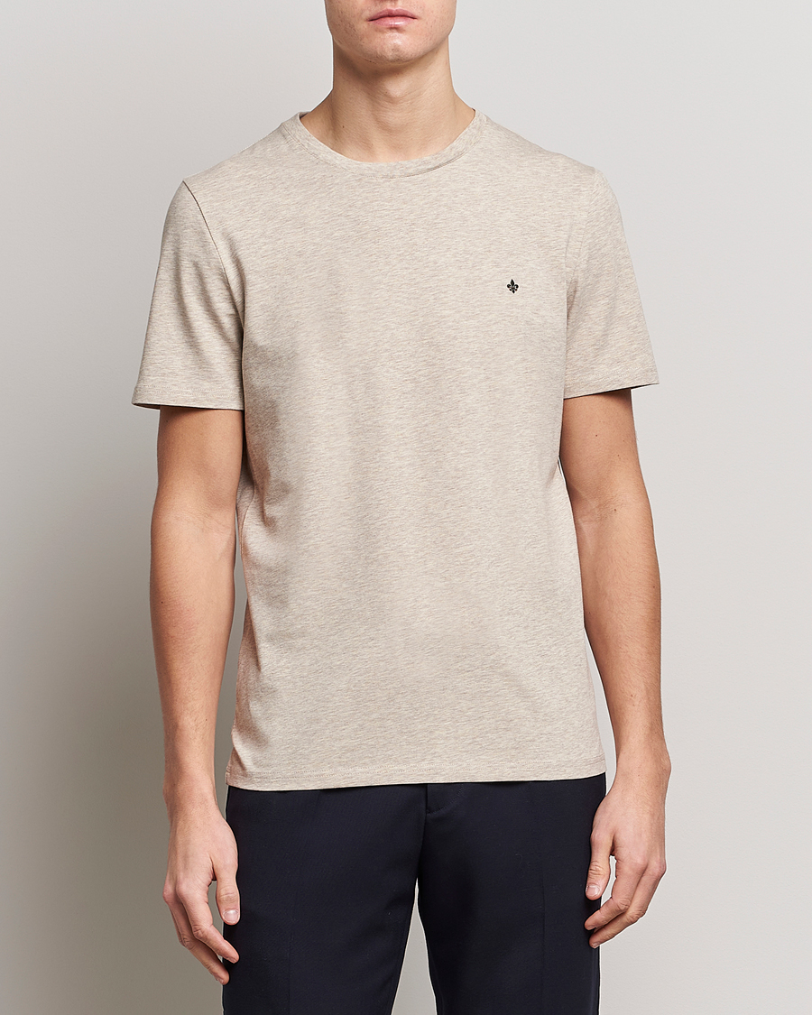 Homme | T-shirts | Morris | James Cotton T-Shirt Beige