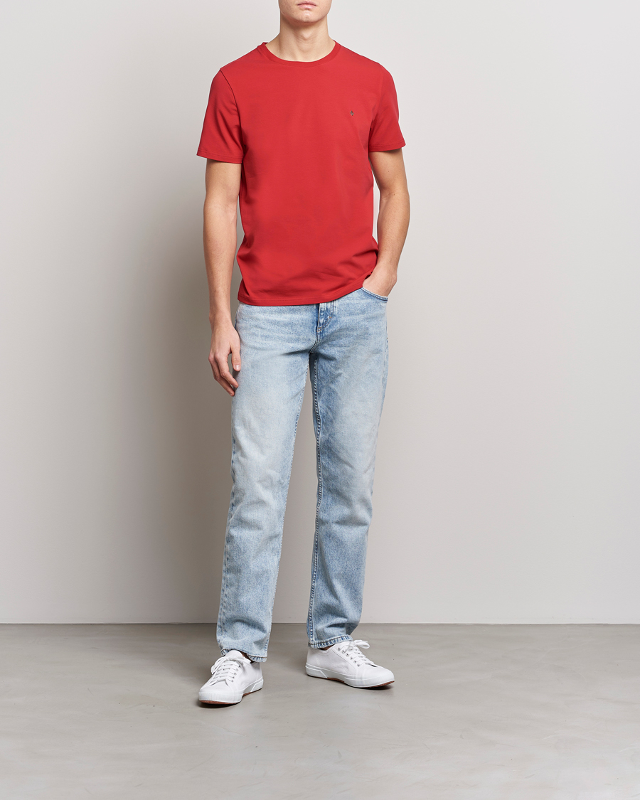 Homme | T-shirts | Morris | James Cotton T-Shirt Red
