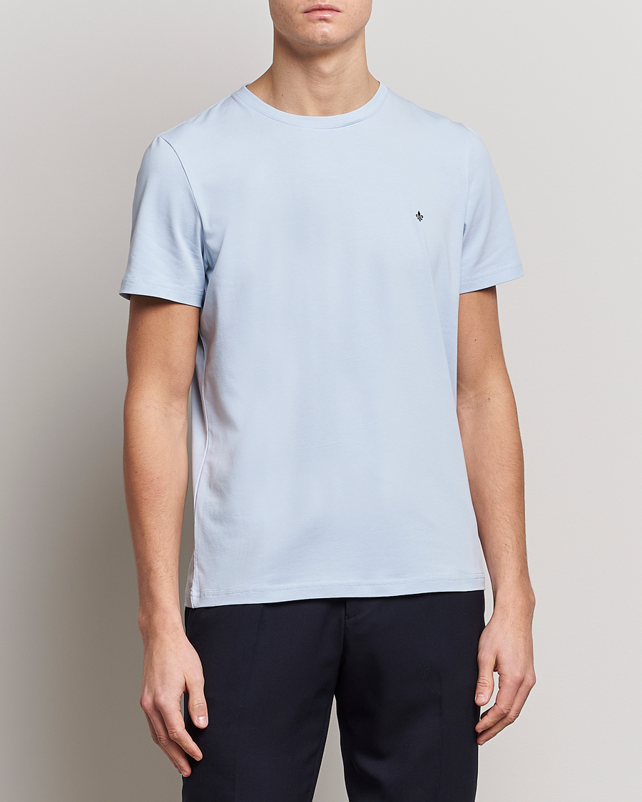 Homme | T-shirts | Morris | James Cotton T-Shirt Light Blue
