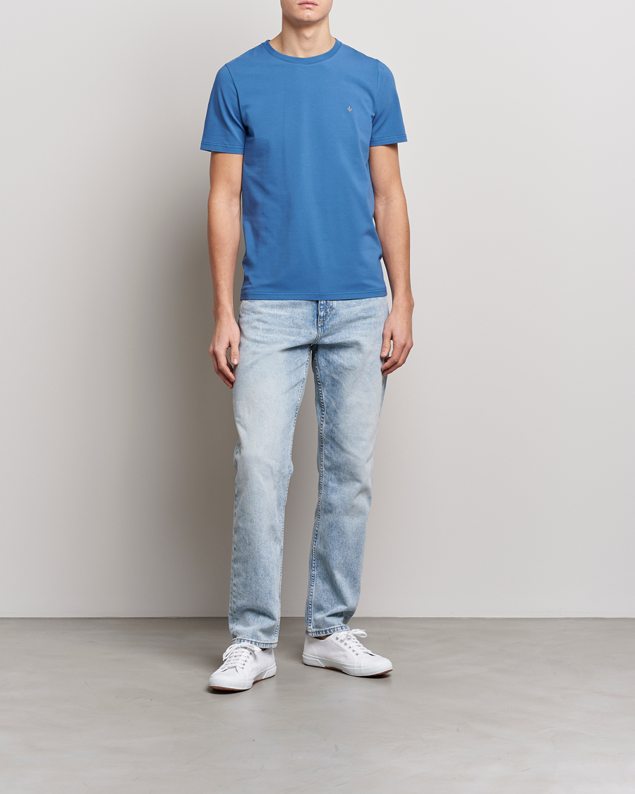Homme | T-shirts | Morris | James Cotton T-Shirt Blue