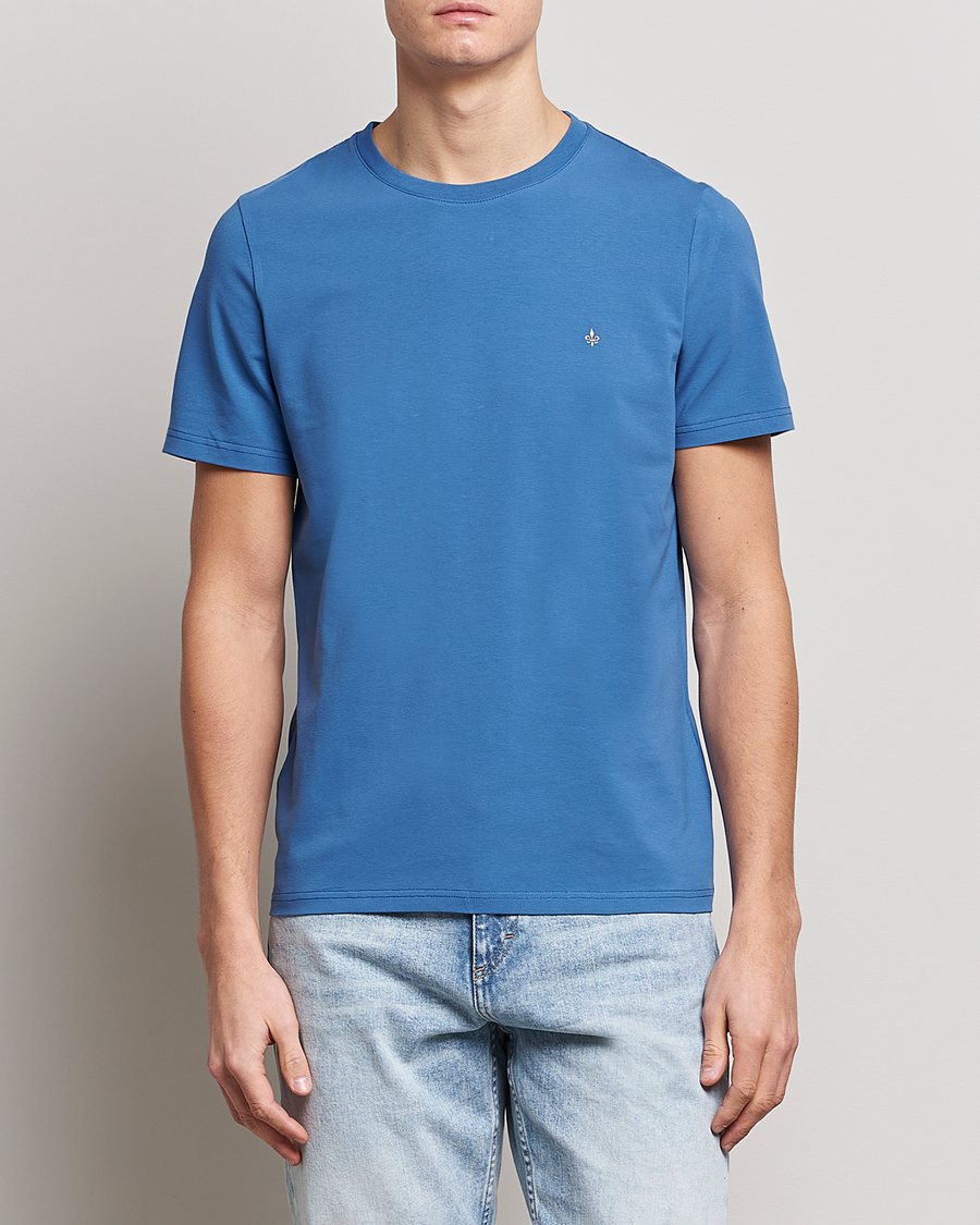 Homme | T-shirts | Morris | James Cotton T-Shirt Blue