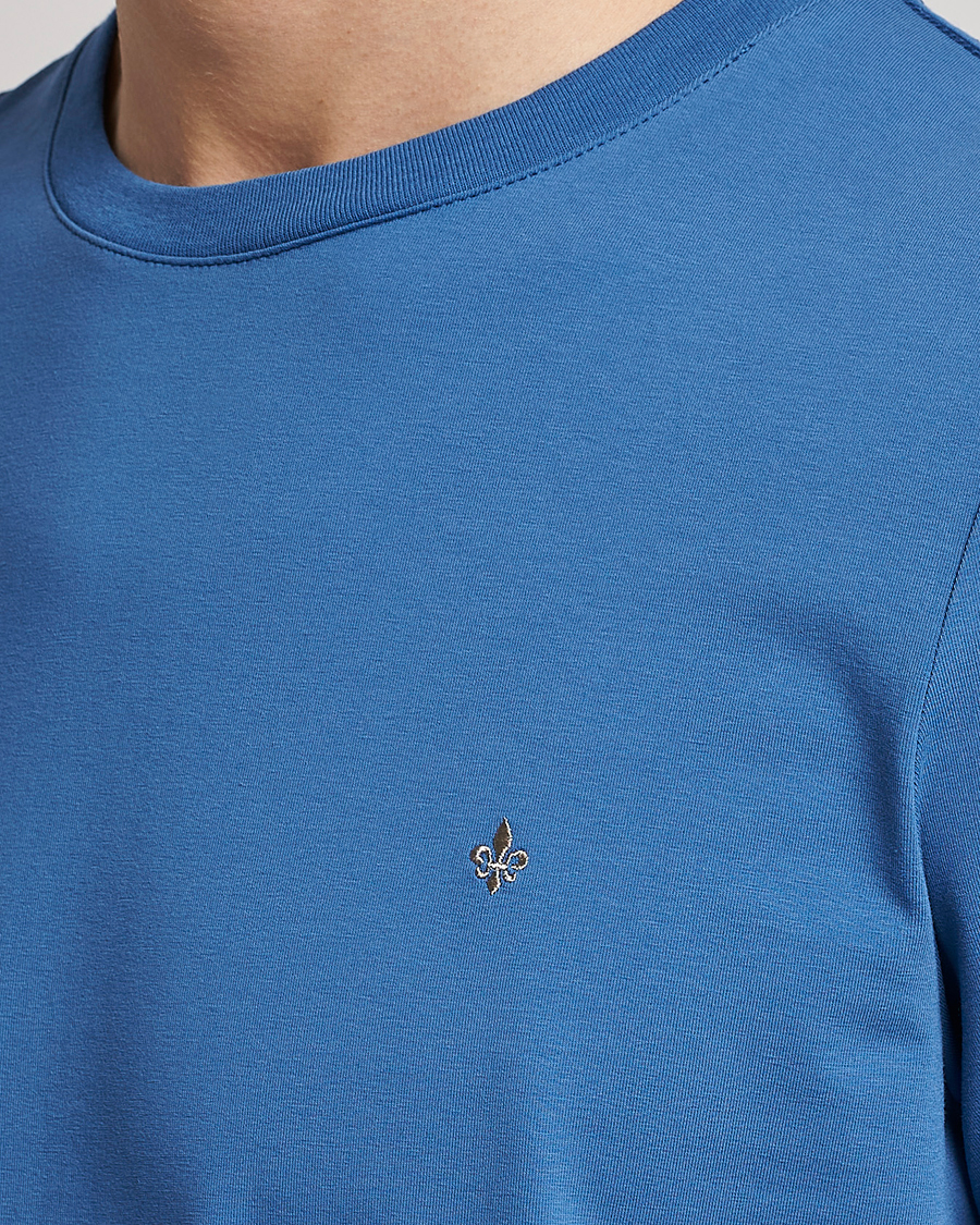 Homme | T-shirts | Morris | James Cotton T-Shirt Blue