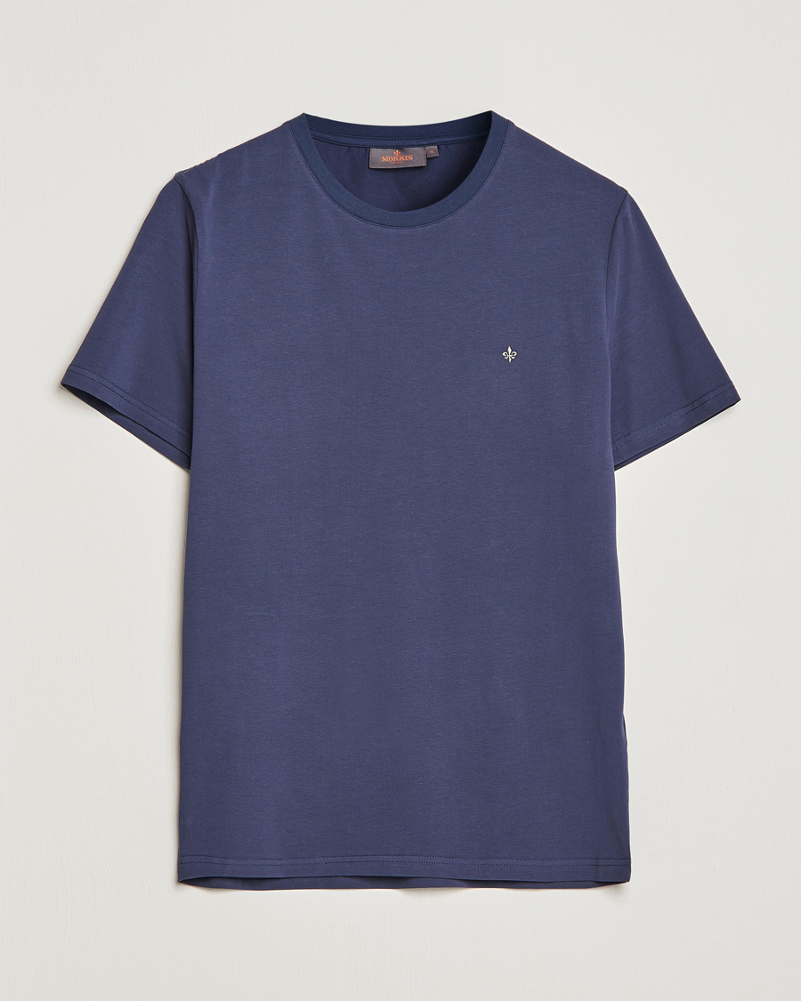 Homme | T-shirts | Morris | James Cotton T-Shirt Navy