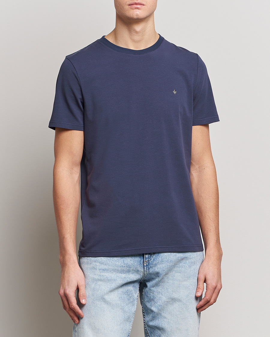 Homme | T-shirts | Morris | James Cotton T-Shirt Navy