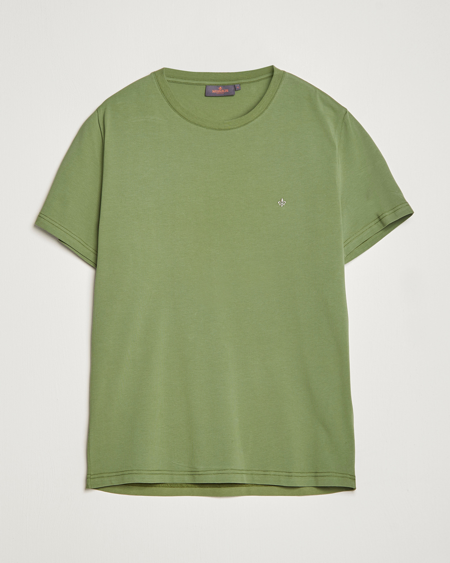 Homme | T-shirts | Morris | James Cotton T-Shirt Dark Green