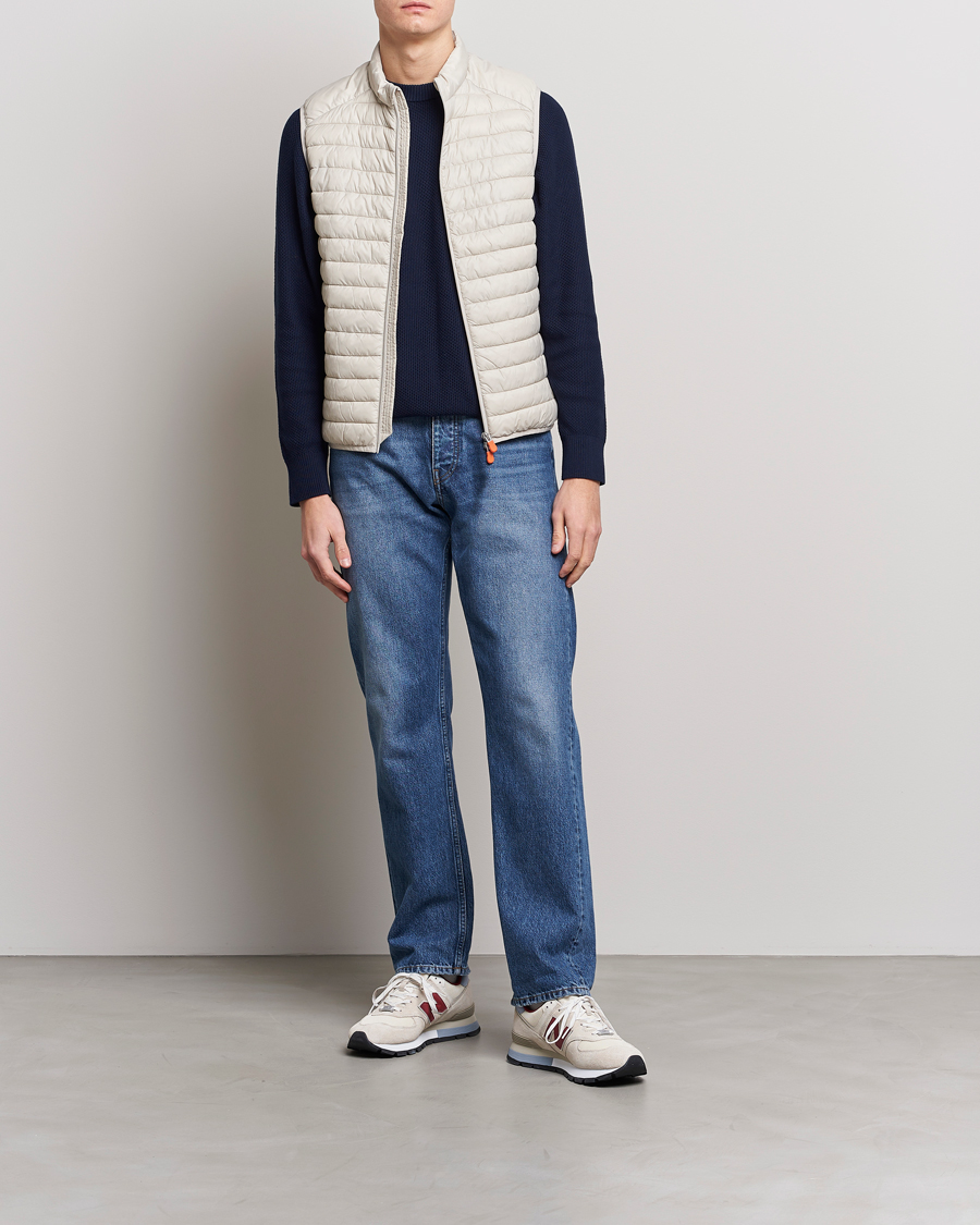 Homme | Gilets | Save The Duck | Adamus Lightweight Padded Vest Rainy Beige