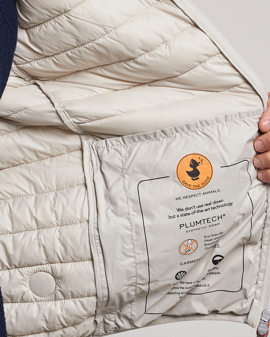 Homme | Gilets | Save The Duck | Adamus Lightweight Padded Vest Rainy Beige