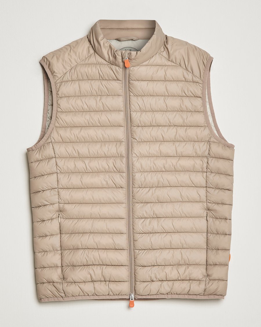 Homme | Gilets | Save The Duck | Adamus Lightweight Padded Vest Dune Beige