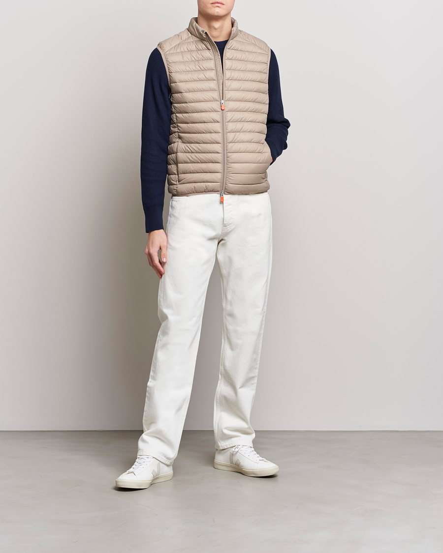Homme | Gilets | Save The Duck | Adamus Lightweight Padded Vest Dune Beige