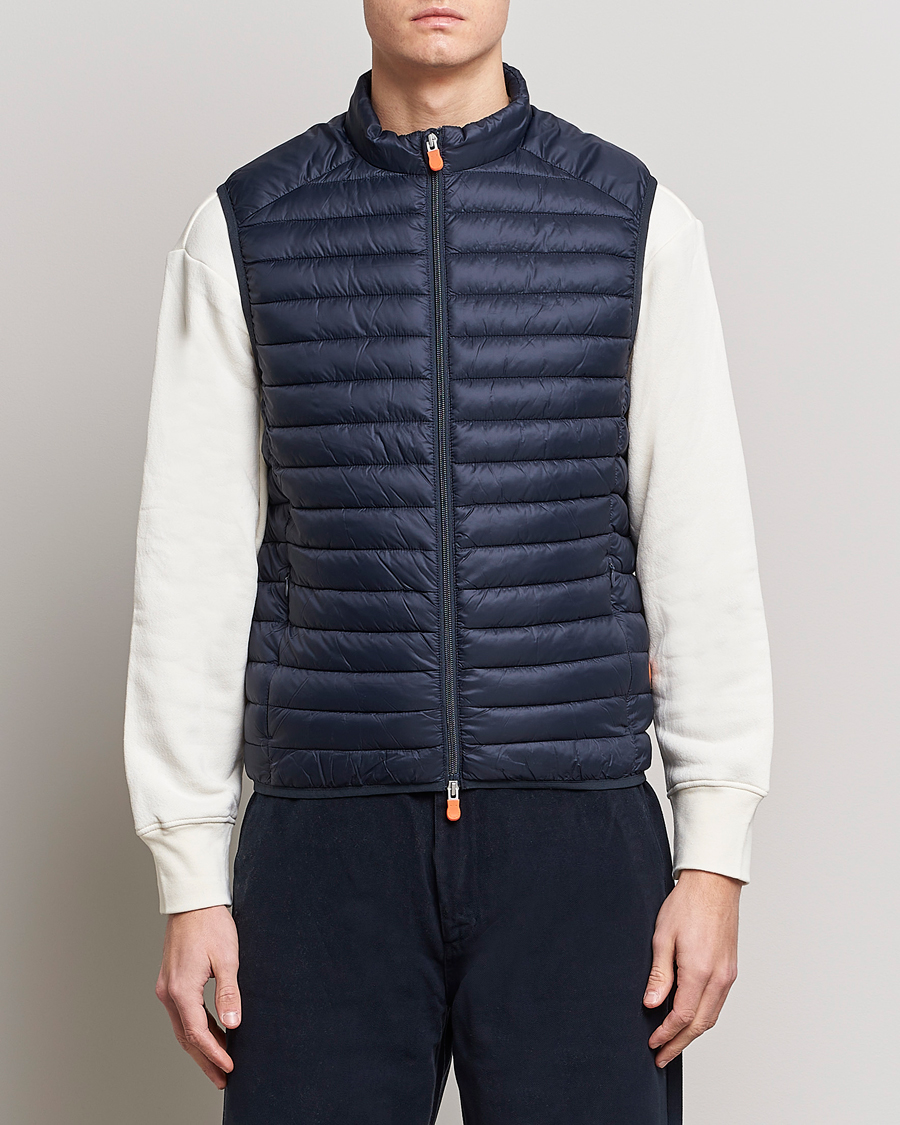 Homme | Gilets | Save The Duck | Adamus Lightweight Padded Vest Blue Black