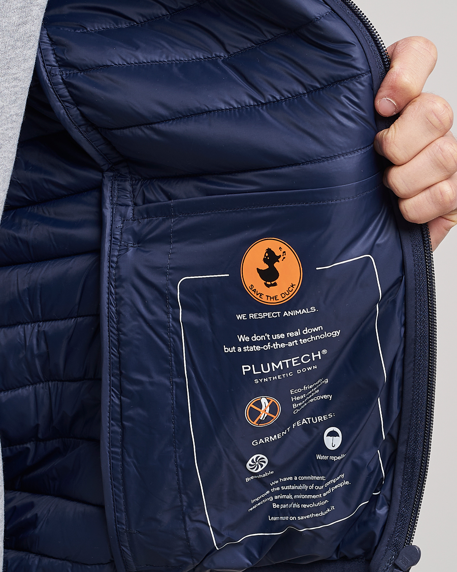 Homme | Manteaux Et Vestes | Save The Duck | Lee Lightweight Matt Padded Jacket Navy Blue