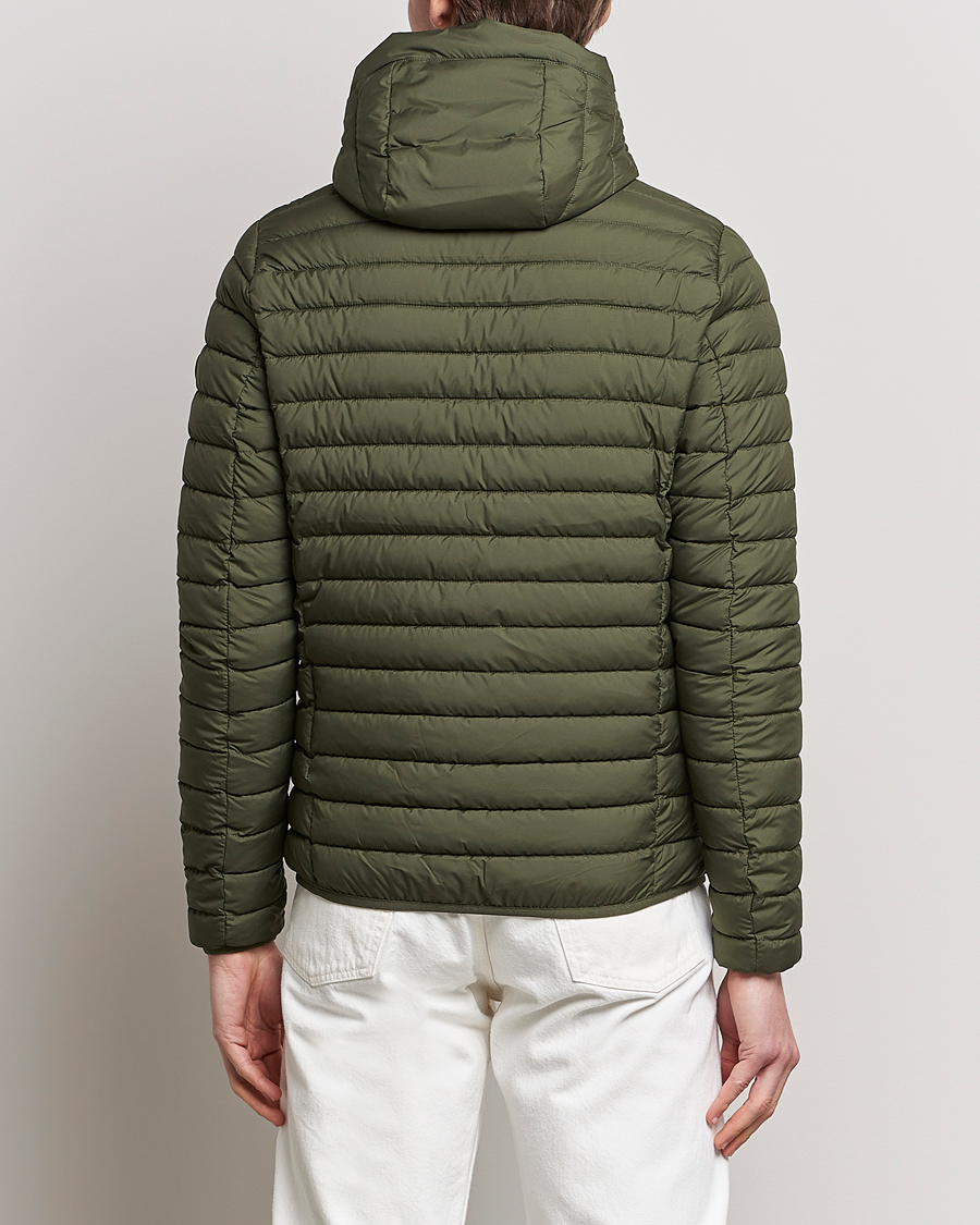 Homme | Manteaux Et Vestes | Save The Duck | Luke Lightweight Matt Padded Hood Jacket Dusty Olive
