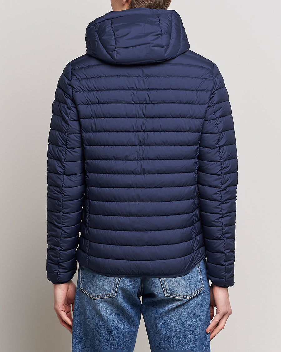 Homme | Manteaux Et Vestes | Save The Duck | Luke Lightweight Matt Padded Hood Jacket Navy Blue