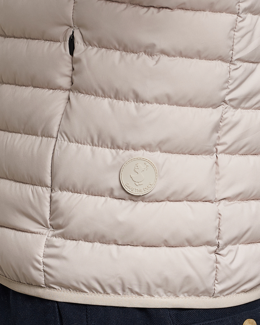 Homme | Gilets | Save The Duck | Leonard Lightweight Matt Padded Vest Rainy Beige