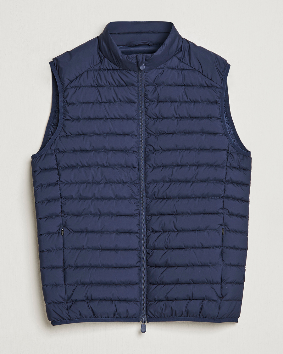 Homme | Gilets | Save The Duck | Leonard Lightweight Matt Padded Vest Navy Blue