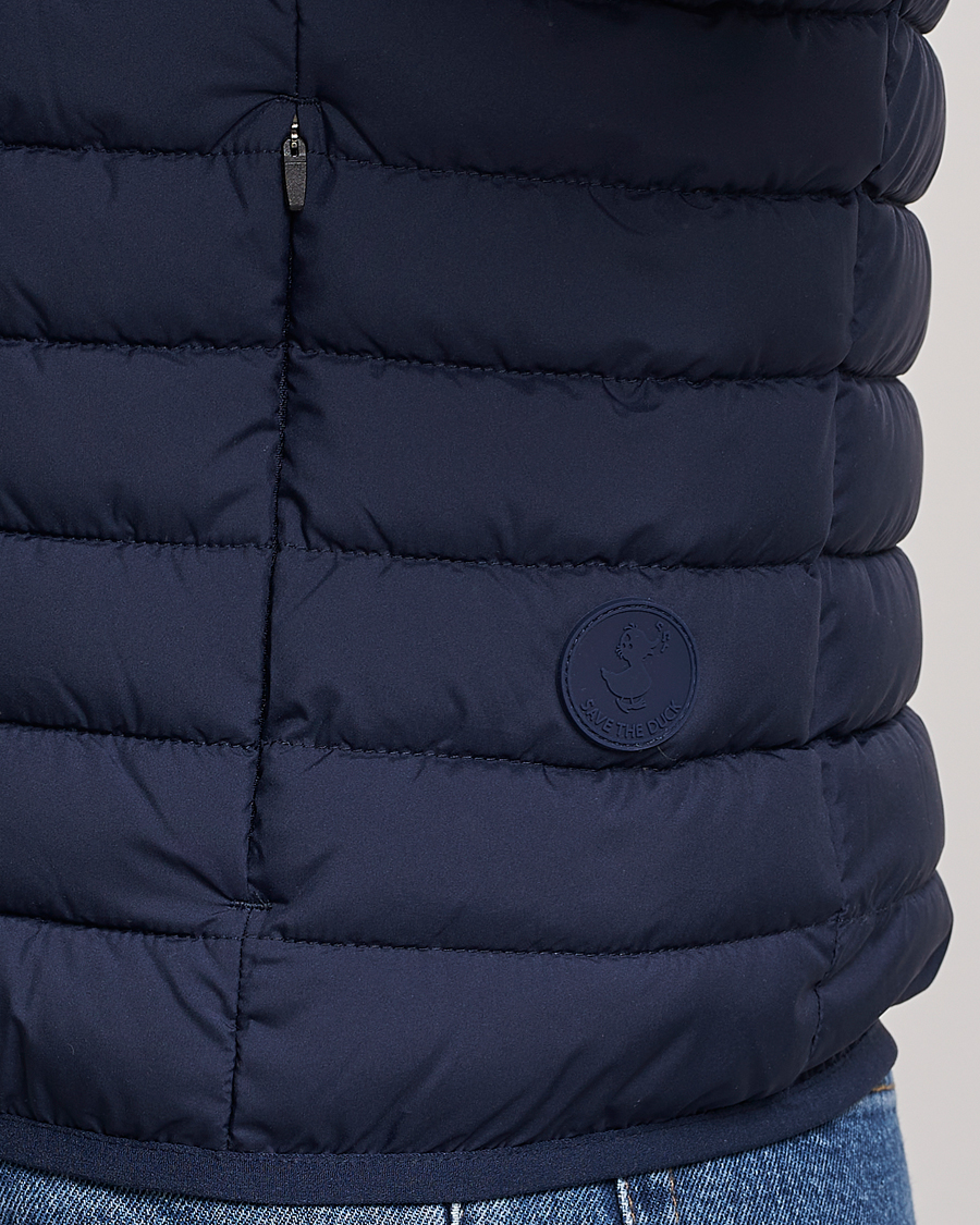 Homme | Gilets | Save The Duck | Leonard Lightweight Matt Padded Vest Navy Blue