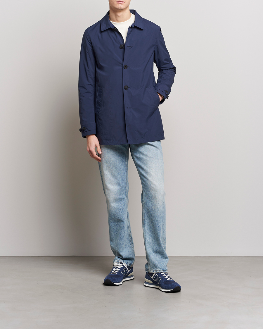 Homme | Manteaux Et Vestes | Save The Duck | Hamilton Recycled Nylon Coat Navy Blue
