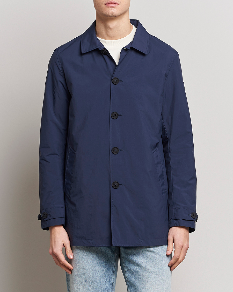 Homme | Manteaux Et Vestes | Save The Duck | Hamilton Recycled Nylon Coat Navy Blue