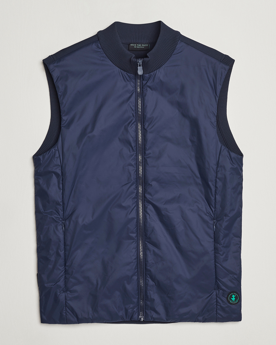 Homme | Gilets | Save The Duck | Tucana Recycled Hybrid Vest Navy Blue