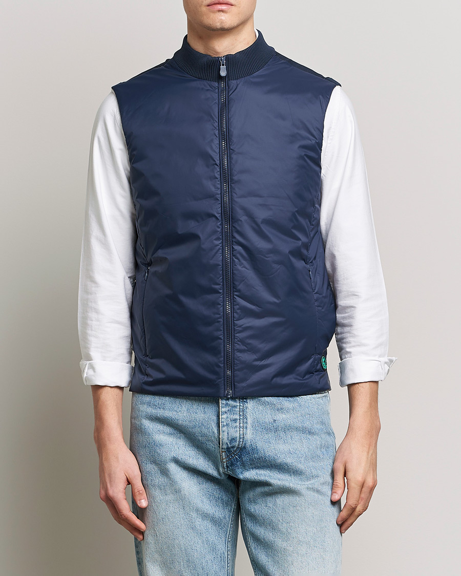 Homme | Gilets | Save The Duck | Tucana Recycled Hybrid Vest Navy Blue