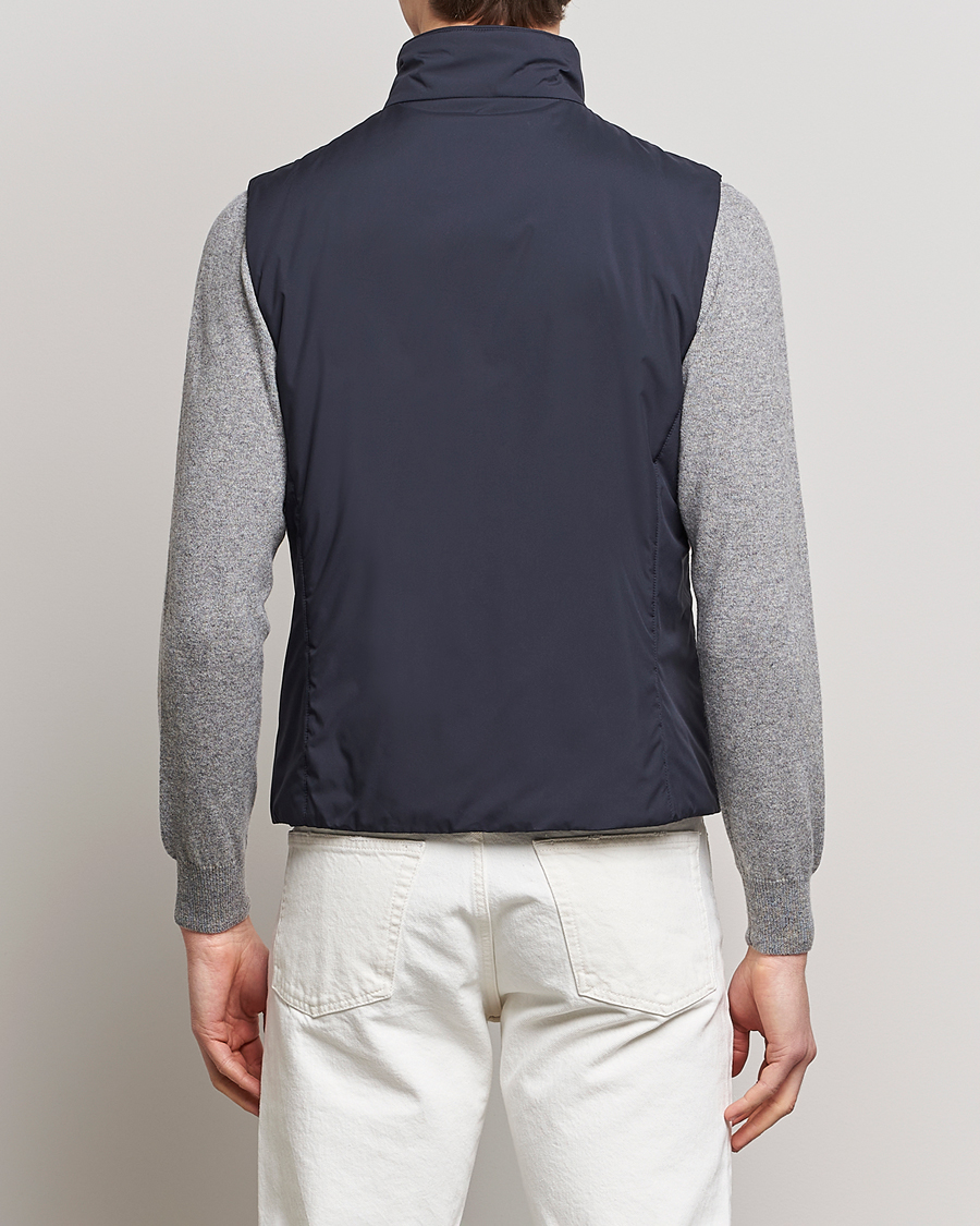 Homme | Manteaux Et Vestes | MooRER | Senio Padded Vest Navy