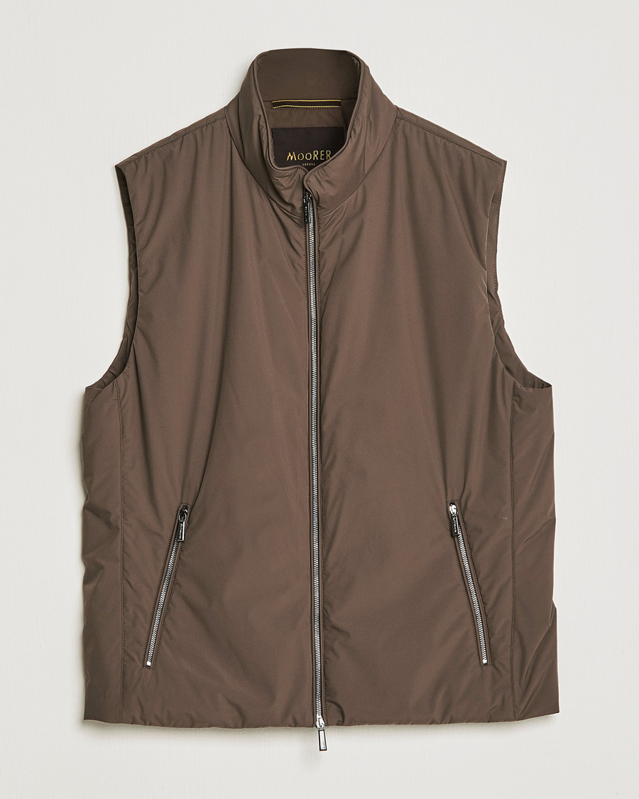 Homme | Gilets | MooRER | Senio Padded Vest Brown