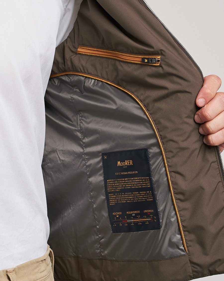 Homme | Gilets | MooRER | Senio Padded Vest Brown
