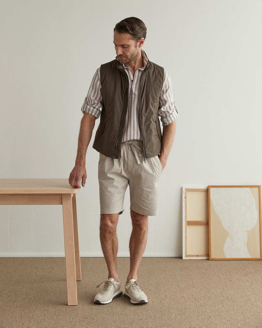 Homme | Gilets | MooRER | Senio Padded Vest Brown