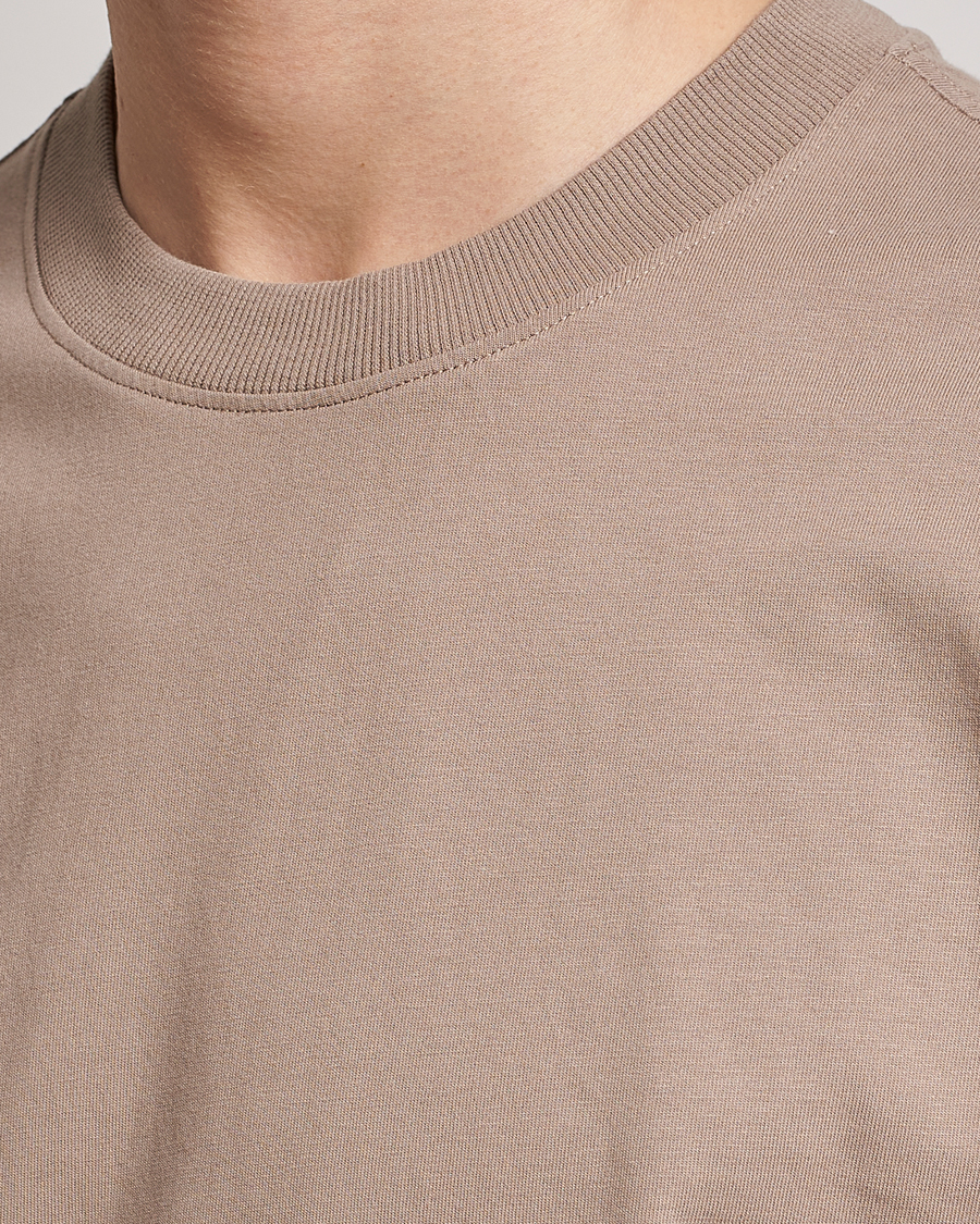 Homme | T-shirts | NN07 | Adam Pima Crew Neck T-Shirt Greige