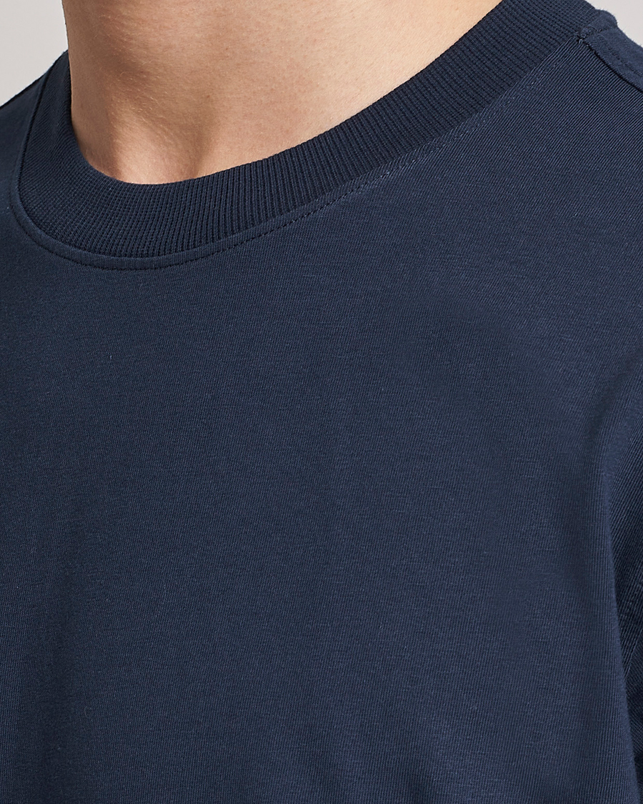 Homme | T-shirts | NN07 | Adam Pima Crew Neck T-Shirt Navy Blue